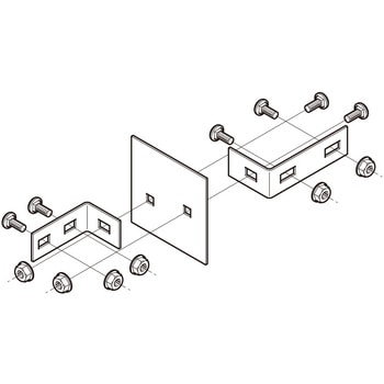 SR・QR用口径違い金具 - ネグロス電工