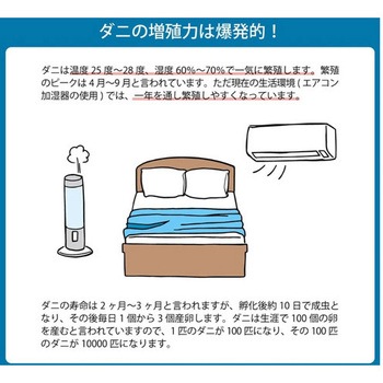 敷き布団 滅ダニ アズワン