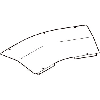 水平ベンド屋根形カバー ネグロス電工