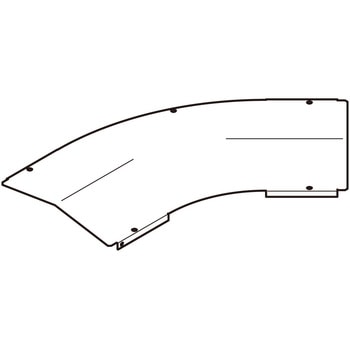 水平ベンド屋根形カバー ネグロス電工