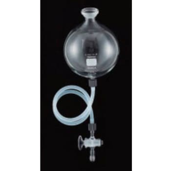 冷却バス用ドレンコック付受フラスコ1L 東京理化器械