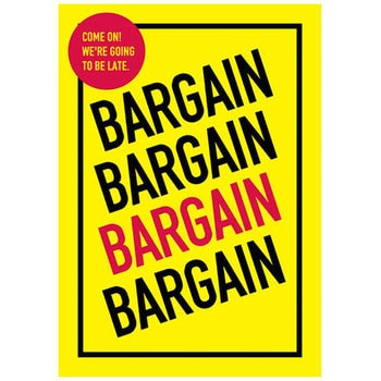 BARGAIN ポップ・ポスター おしゃれEXPO