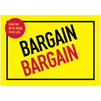 BARGAIN ポップ・ポスター おしゃれEXPO