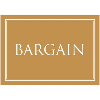 明朝体 BARGAIN ポップ・ポスター おしゃれEXPO