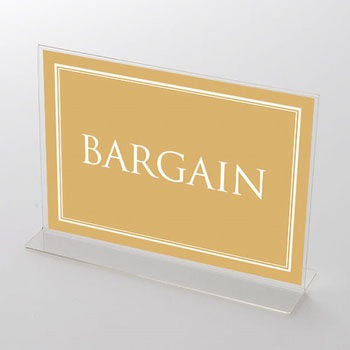 明朝体 BARGAIN ポップ・ポスター おしゃれEXPO