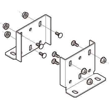 垂直支持金具 ネグロス電工