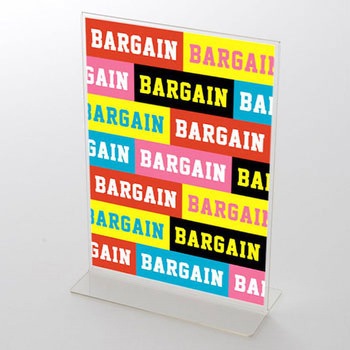 テープ柄 BARGAIN ポップ・ポスター おしゃれEXPO