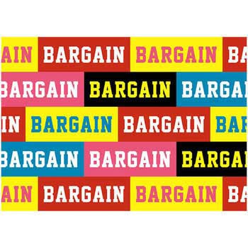 テープ柄 BARGAIN ポップ・ポスター おしゃれEXPO