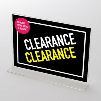 CLEARANCE(黒) ポップ・ポスター おしゃれEXPO
