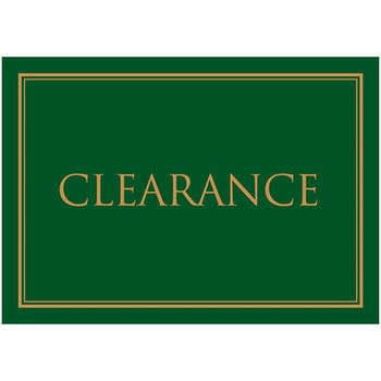 明朝体 CLEARANCE(緑) ポップ・ポスター おしゃれEXPO