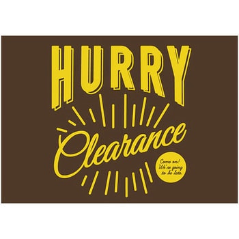 カジュアル CLEARANCE ポップ・ポスター おしゃれEXPO