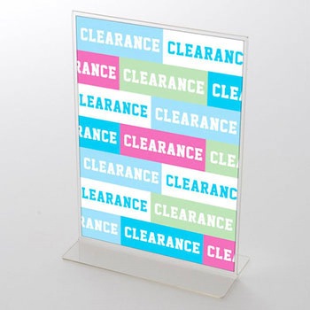 テープ柄 CLEARANCE(ブルー) ポップ・ポスター おしゃれEXPO