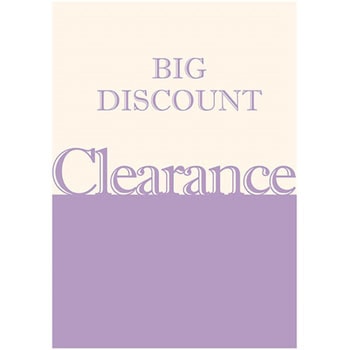 バイカラー CLEARANCE ポップ・ポスター おしゃれEXPO