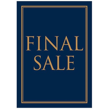 明朝体 FINAL SALE ポップ・ポスター おしゃれEXPO