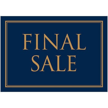 明朝体 FINAL SALE ポップ・ポスター おしゃれEXPO