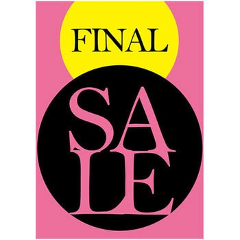 ピンクベース FINAL SALE ポップ・ポスター おしゃれEXPO