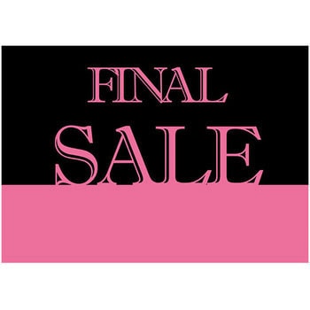 バイカラー FINAL SALE ポップ・ポスター おしゃれEXPO