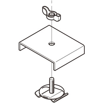 ADK5UK-□用補助金具 ネグロス電工