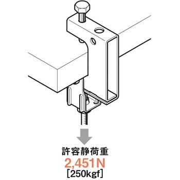 一般形鋼用吊りボルト支持金具 ネグロス電工