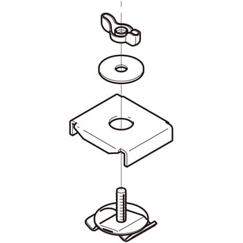 DK□UK-□用補助金具 ネグロス電工