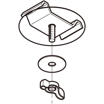 開口下向き用器具取付金具 ネグロス電工