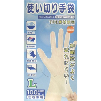 使いきり手袋 100枚 大木オレンジケアプロダクツ