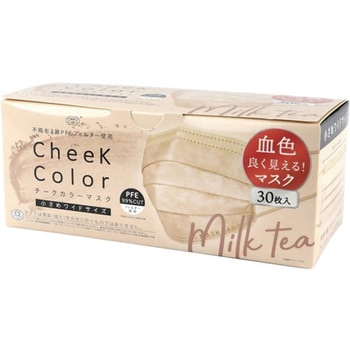 不織布3層 Cheek Color マスク 30枚入 富士