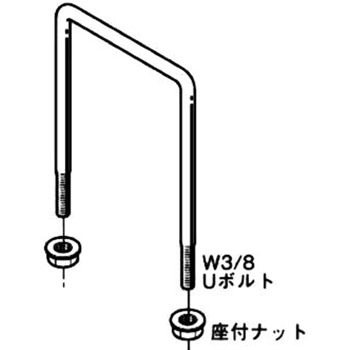 角パイプ用吊りボルト支持金具 ネグロス電工 吊り金具 振れ止め金具 通販モノタロウ Gsp125b