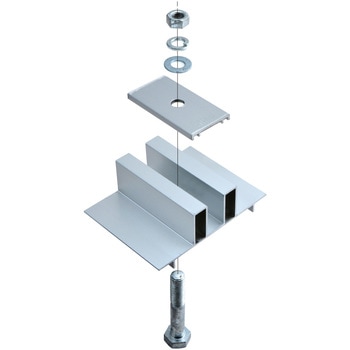 KER-37HXN 折板屋根用太陽電池取付金具 ネグロス電工 26418428