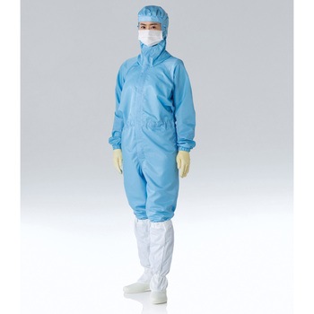 クリーンウェア フード一体ツナギ服 男女兼用 5L FD175Cシリーズ 東洋リントフリー