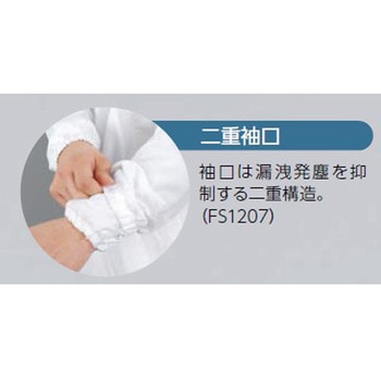 ESD対策防塵ツナギ服 FG154C 東洋リントフリー