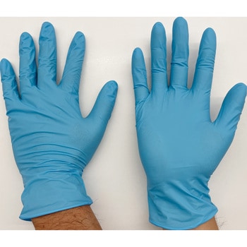 使い捨てニトリル手袋 Comfort 0.18mm 粉無 青 - Semperit