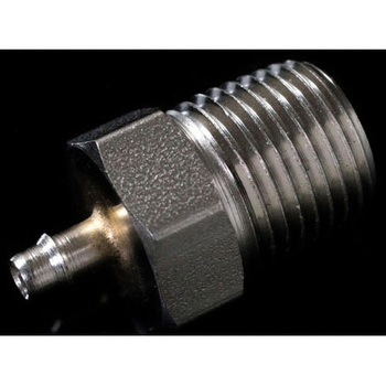 1/8-27NPTオスネジ付きSUSアダプター - アズワン