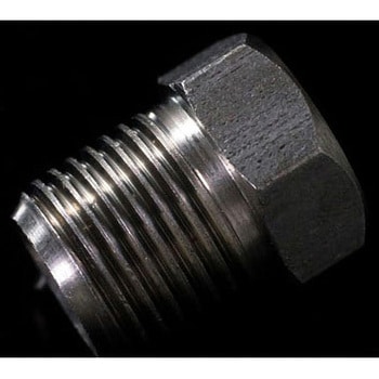 1/8-27NPTオスネジ付きSUSアダプター - アズワン