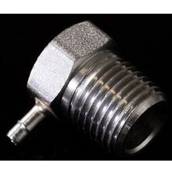 1/8-27NPTオスネジ付きSUSアダプター - アズワン