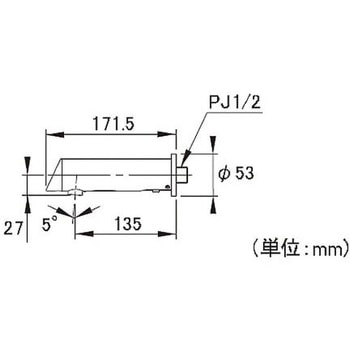 センサー式水栓 ショート PJ1/2" エスコ