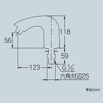 センサー式水栓 G1/2" エスコ