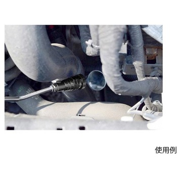 マグネットピックアップ LED・ミラー 5.0kg/175-582mm エスコ