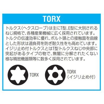 [Torx]ビットソケット ホールド仕様 EA617AJシリーズ エスコ
