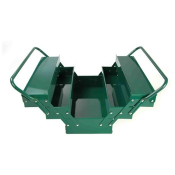 両開工具箱 スチール製 430×200×200mm エスコ