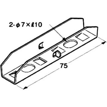 Kt1g1 角パイプ接続金具 1個 ネグロス電工 通販サイトmonotaro