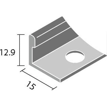 SM‐2700L/B 装飾見切り材(床用)床見切りL LIXIL(INAX) 寸法2700×12.9Lmm 1本 - 【通販モノタロウ】