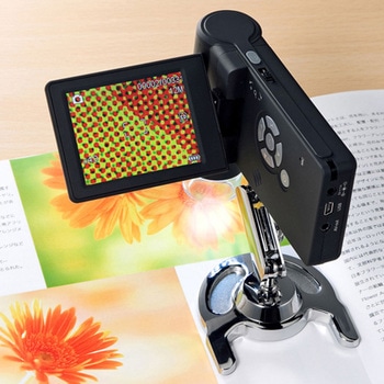 デジタル顕微鏡 液晶画面付 x20-300 - エスコ