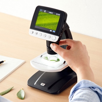 デジタル顕微鏡 液晶画面付 x20-500 エスコ