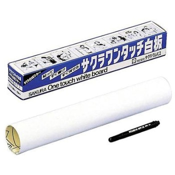 ホワイトボードフィルム 粘着付/白色 300×450mm エスコ