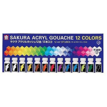 アクリル絵具 13本組 エスコ