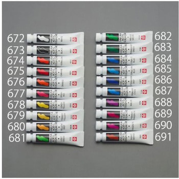 アクリル絵具 バーントシェンナ 12mL エスコ