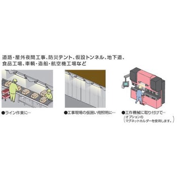 EA815LA-21 作業灯/LED 連結型 AC100V/24W アズワン 3200Lm コード長5m