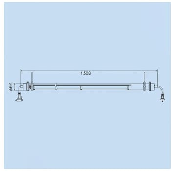 EA815LA-21 作業灯/LED 連結型 AC100V/24W アズワン 3200Lm コード長5m