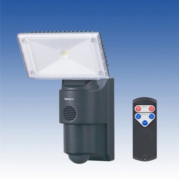 LEDセンサーライト サイレン付 AC100V/18W エスコ